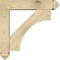 Ekena Millwork Westlake Arts and Crafts Rough Sawn Bracket w/ Offset Brace, Douglas Fir, 6"W x 26"D x 26"H BKT0604X26X26WTL03RDF - alternate 4